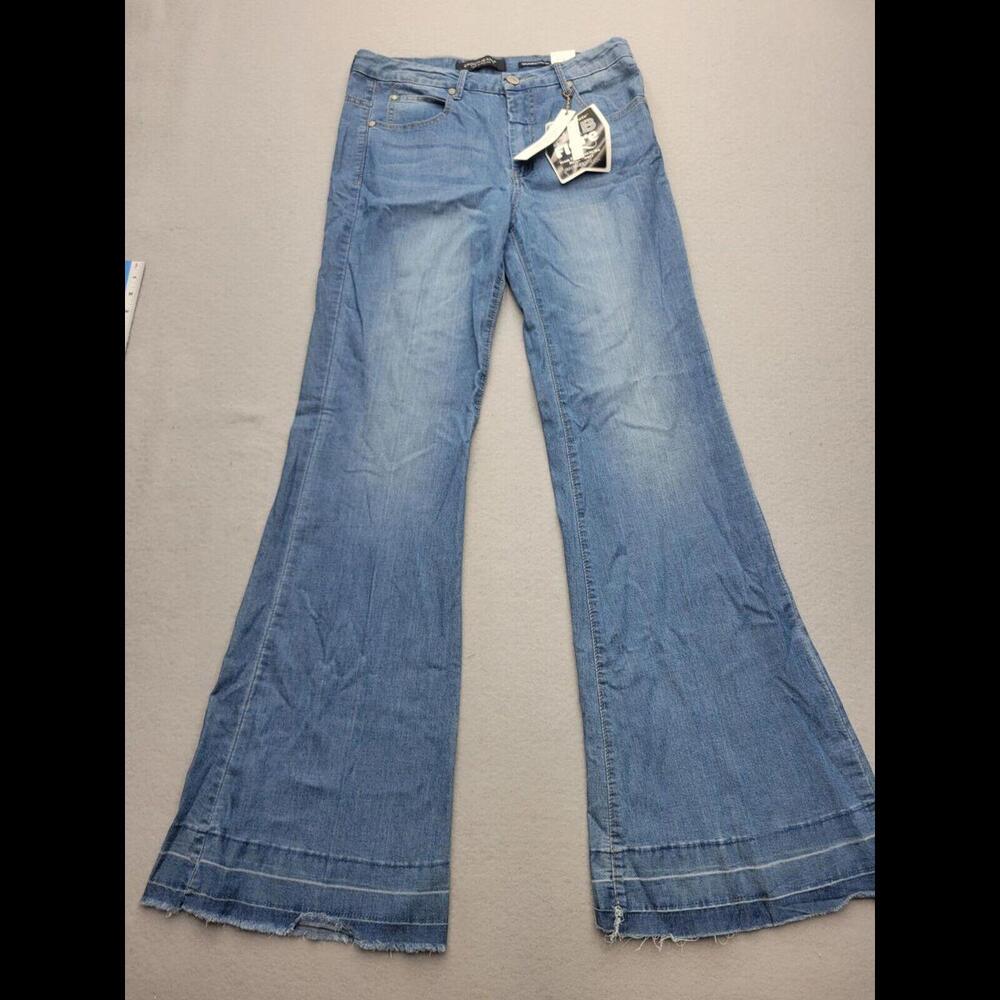 Epoch Jeans Women Jeans 7 Blue Flared  Reformex Mid Rise